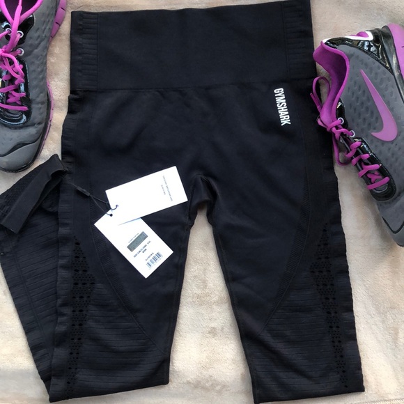 Gymshark Pants - Gymshark Energy Seamless Black Leggings M